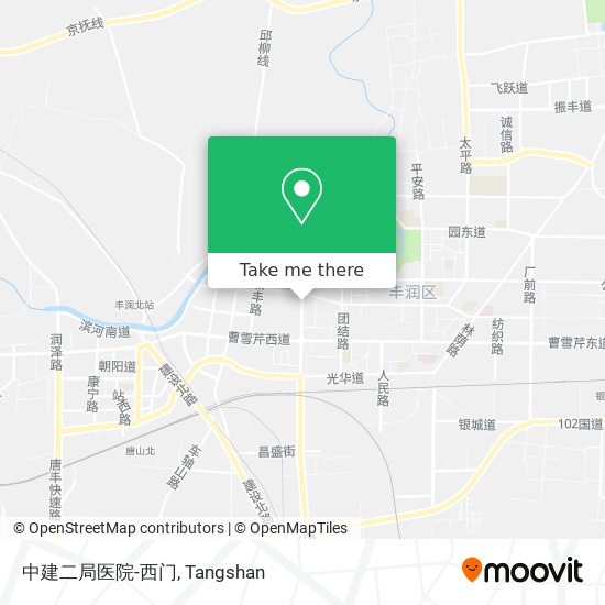 中建二局医院-西门 map