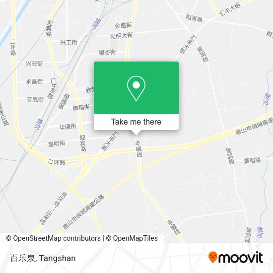 百乐泉 map