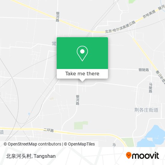 北泉河头村 map