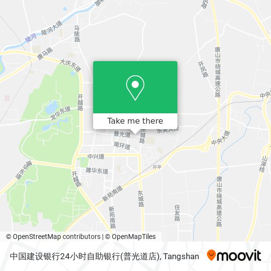 中国建设银行24小时自助银行(普光道店) map