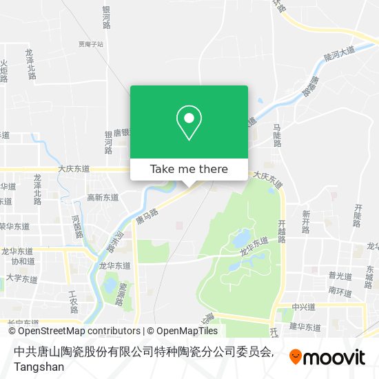 中共唐山陶瓷股份有限公司特种陶瓷分公司委员会 map