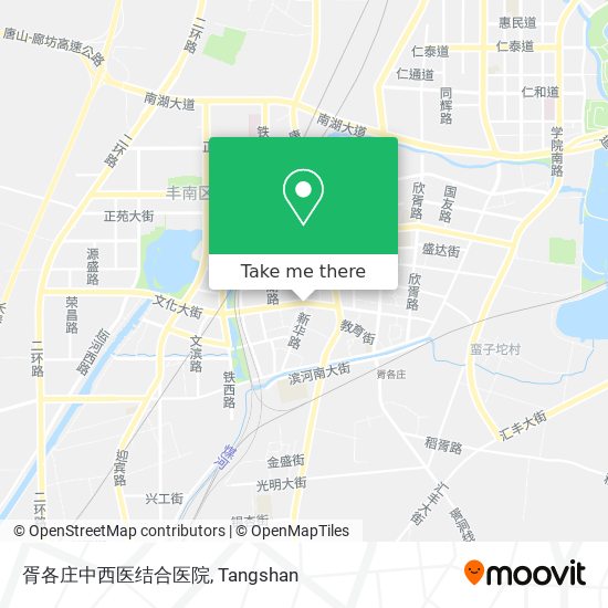 胥各庄中西医结合医院 map