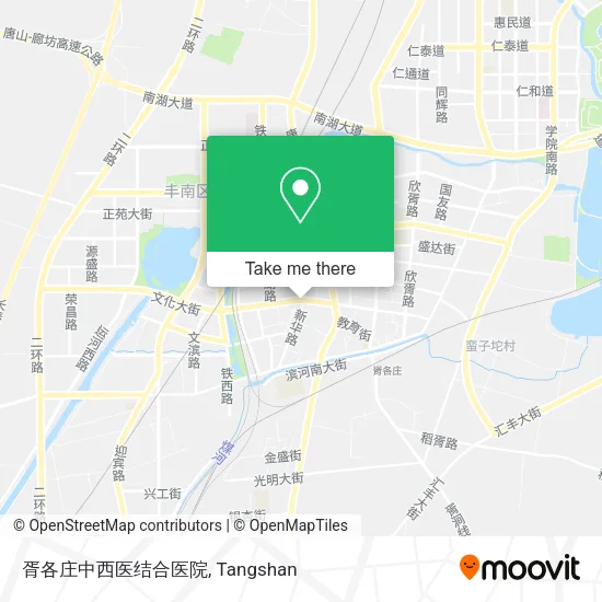 胥各庄中西医结合医院 map