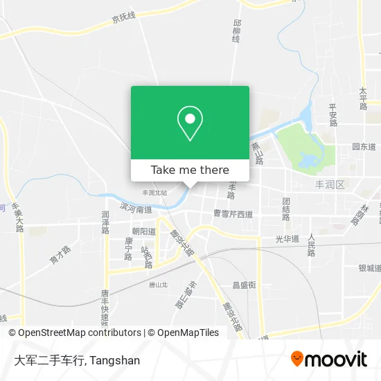 大军二手车行 map