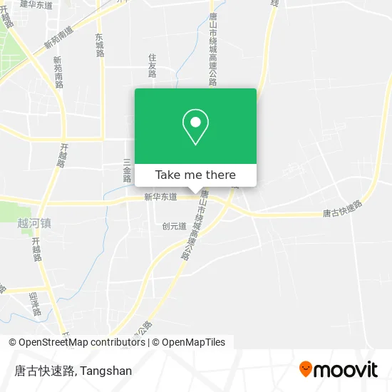 唐古快速路 map