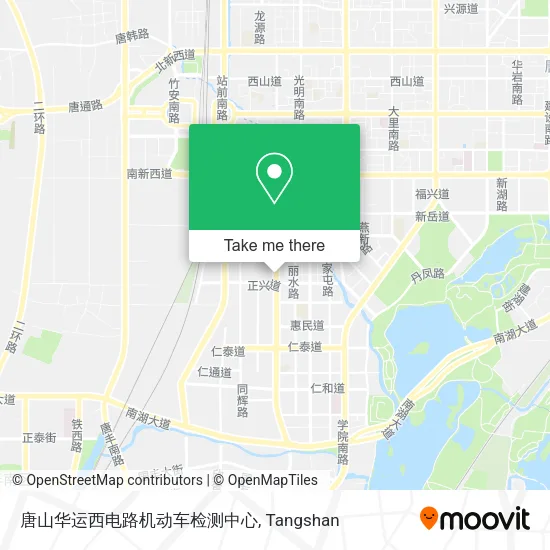 唐山华运西电路机动车检测中心 map