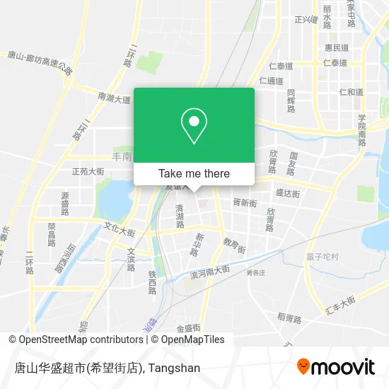 唐山华盛超市(希望街店) map