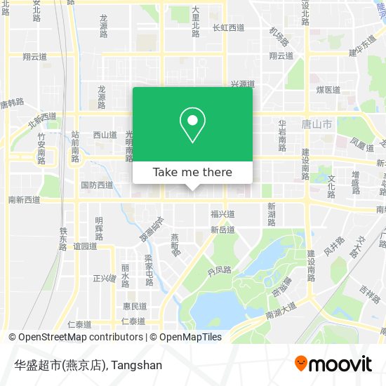 华盛超市(燕京店) map