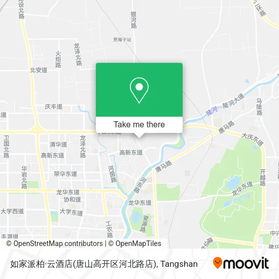 如家派柏·云酒店(唐山高开区河北路店) map