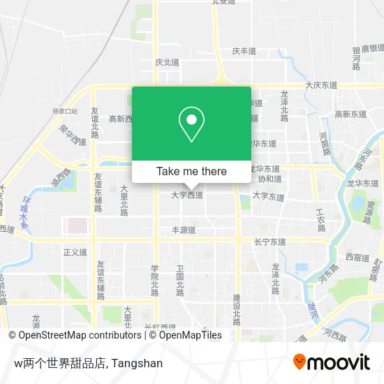 w两个世界甜品店 map