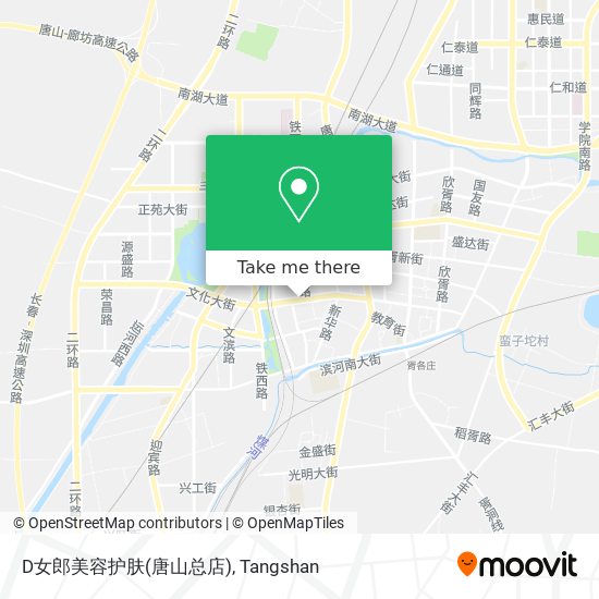 D女郎美容护肤(唐山总店) map