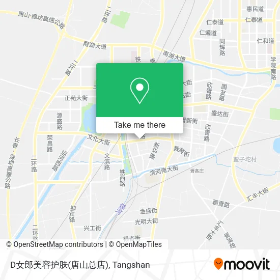 D女郎美容护肤(唐山总店) map