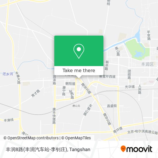 丰润8路(丰润汽车站-李钊庄) map