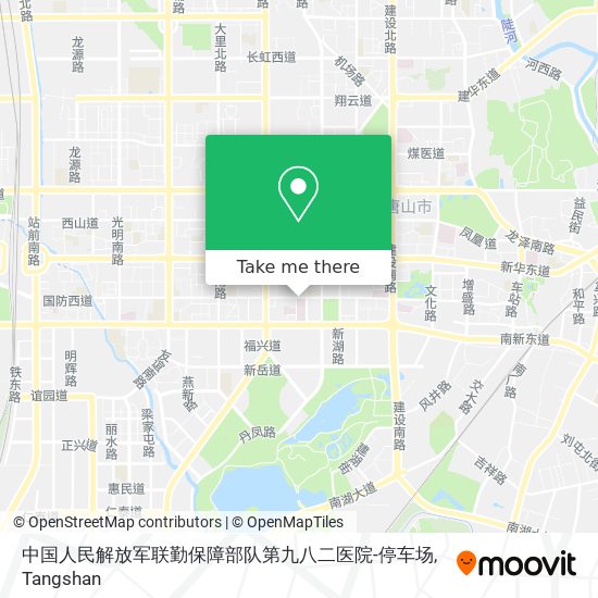 中国人民解放军联勤保障部队第九八二医院-停车场 map