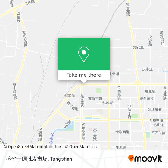盛华干调批发市场 map