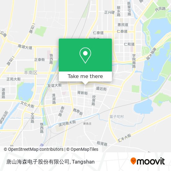 唐山海森电子股份有限公司 map