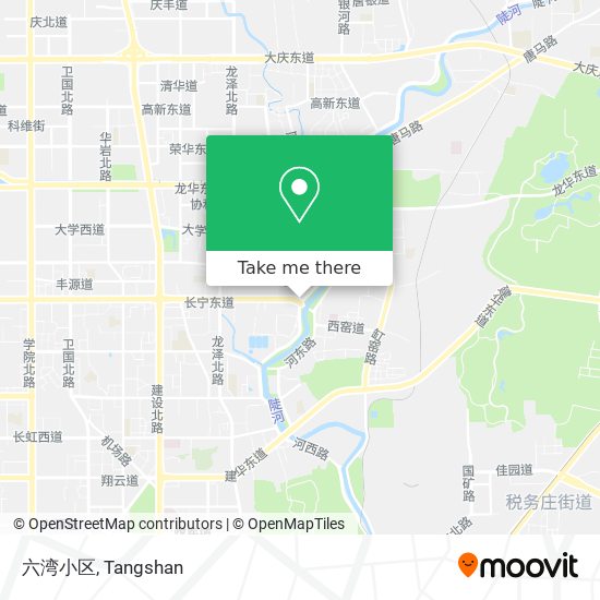 六湾小区 map