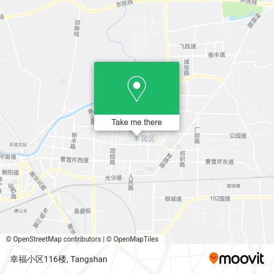 幸福小区116楼 map