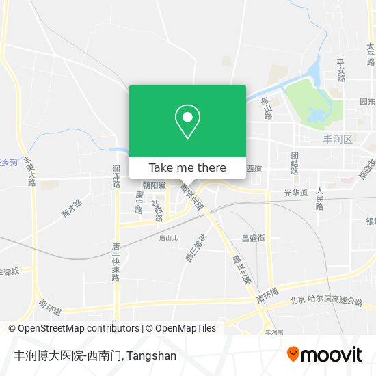 丰润博大医院-西南门 map