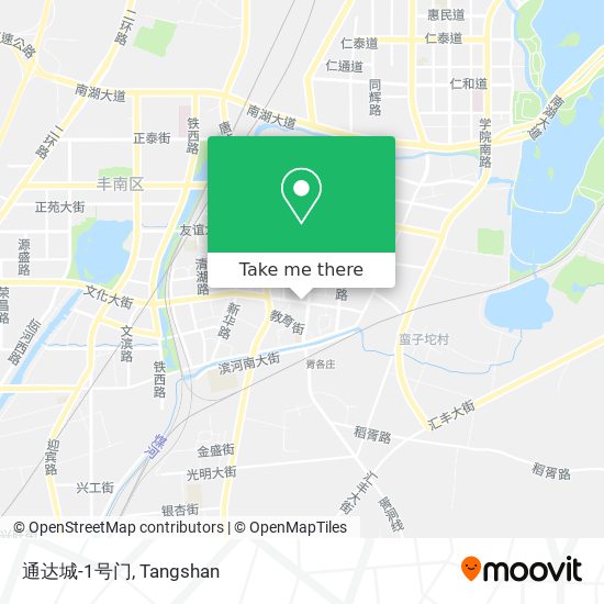 通达城-1号门 map