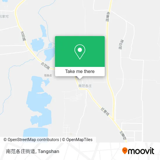 南范各庄街道 map