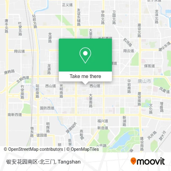 银安花园南区-北三门 map