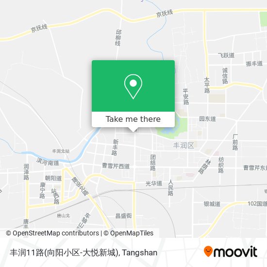丰润11路(向阳小区-大悦新城) map