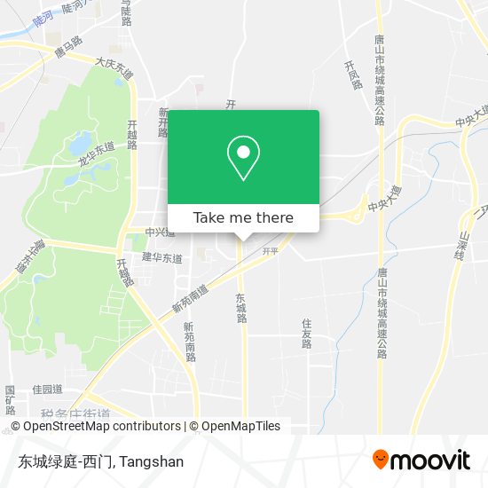 东城绿庭-西门 map