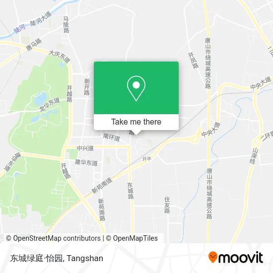 东城绿庭·怡园 map