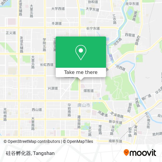 硅谷孵化器 map