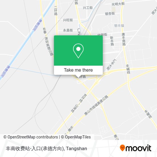 丰南收费站-入口(承德方向) map