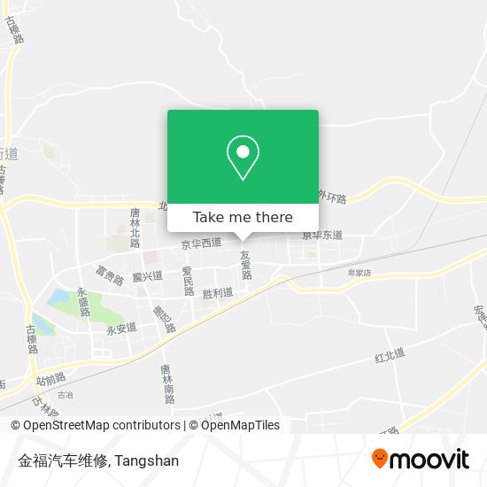 金福汽车维修 map