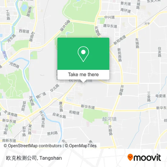 欧克检测公司 map