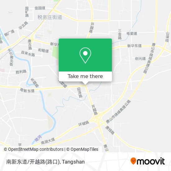 南新东道/开越路(路口) map