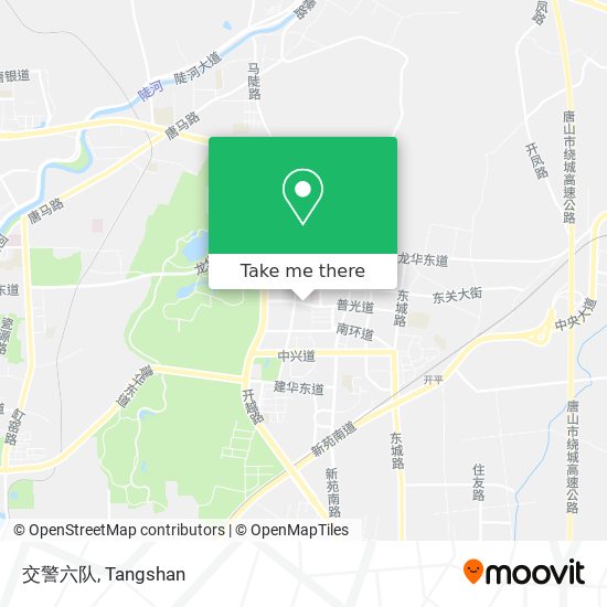 交警六队 map