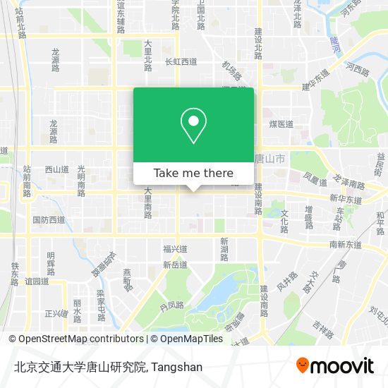 北京交通大学唐山研究院 map