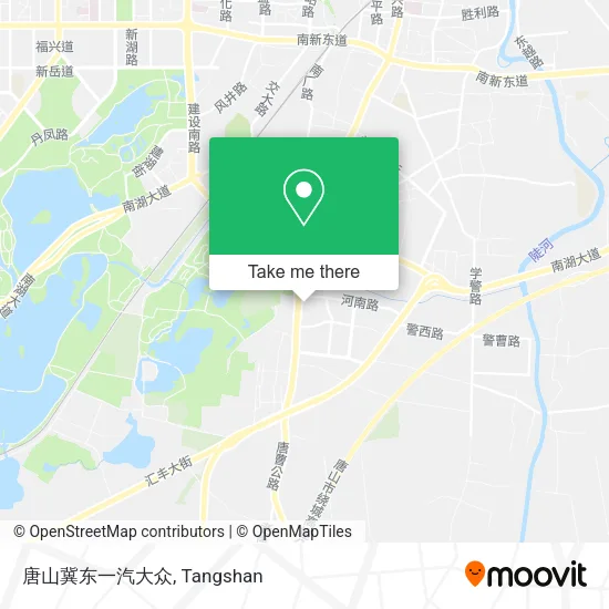 唐山冀东一汽大众 map