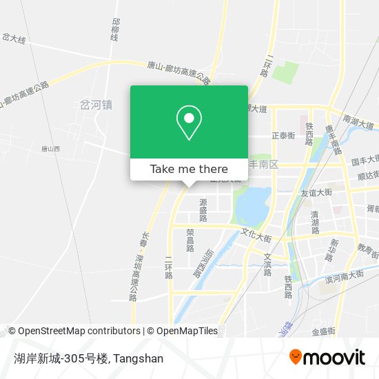 湖岸新城-305号楼 map