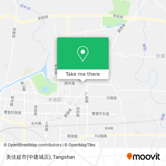 美佳超市(中建城店) map