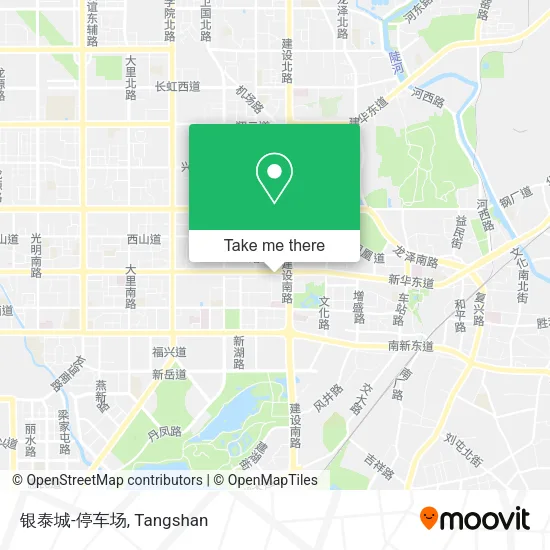 银泰城-停车场 map