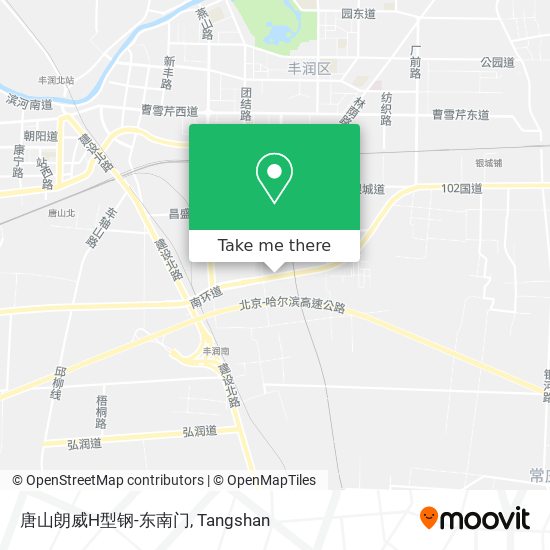 唐山朗威H型钢-东南门 map