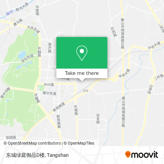 东城绿庭御品D楼 map