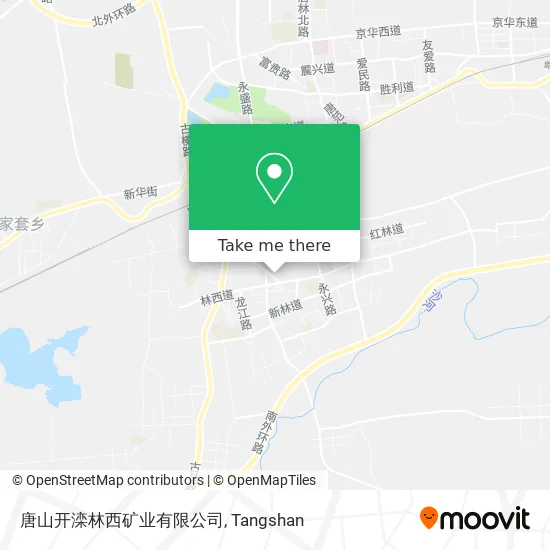 唐山开滦林西矿业有限公司 map