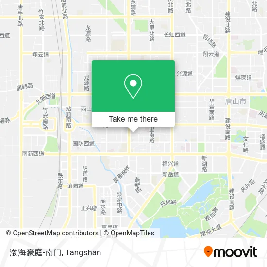 渤海豪庭-南门 map