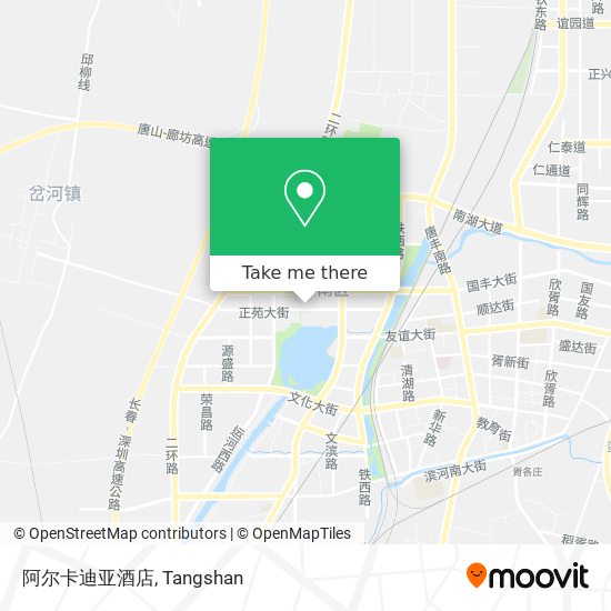 阿尔卡迪亚酒店 map