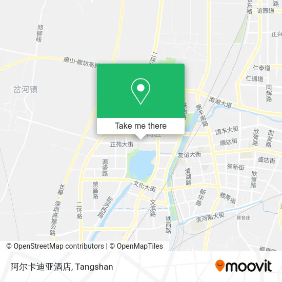 阿尔卡迪亚酒店 map