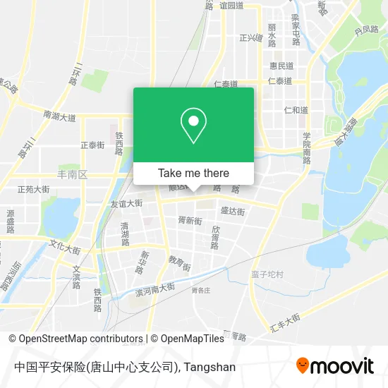 中国平安保险(唐山中心支公司) map