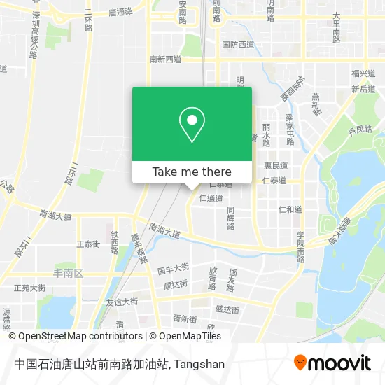 中国石油唐山站前南路加油站 map
