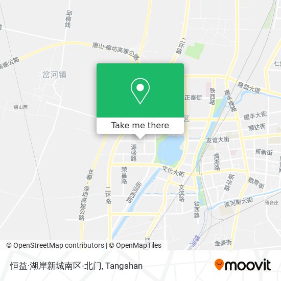 恒益·湖岸新城南区-北门 map