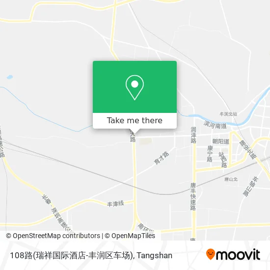 108路(瑞祥国际酒店-丰润区车场) map